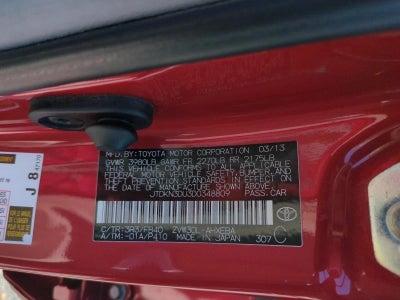 2013 Toyota Prius 5dr HB Two (Natl)