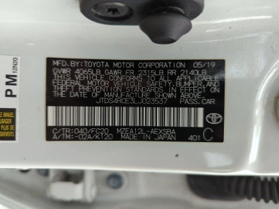 2020 Toyota Corolla SE CVT (Natl)