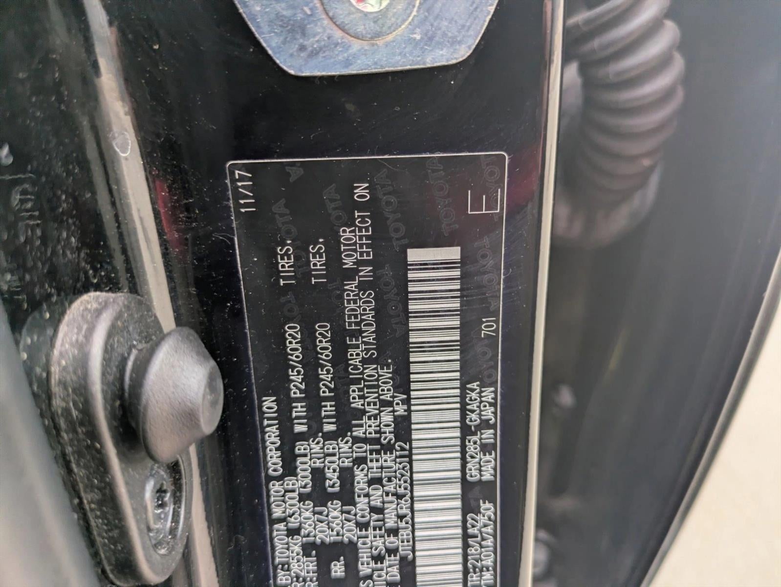 2018 Toyota 4Runner Limited 4WD (Natl)