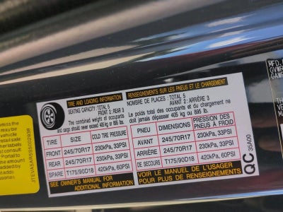 2025 Toyota 4Runner SR5 2WD (Natl)