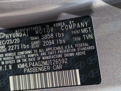 2021 Hyundai ELANTRA Limited IVT