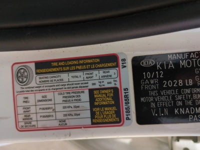 2013 Kia Rio 4dr Sdn Auto LX