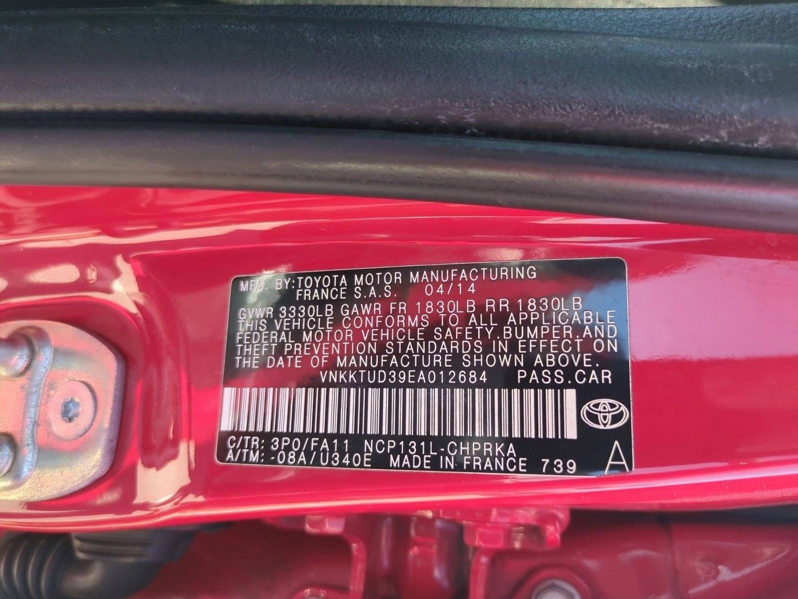 2014 Toyota Yaris 5dr Liftback Auto L