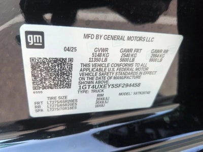 2025 GMC Sierra 2500 HD Crew Cab Standard Box 4-Wheel Drive Denali Ultimate