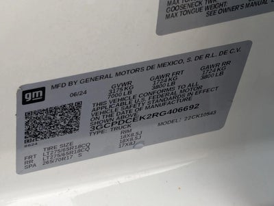 2024 Chevrolet Silverado 1500 Crew Cab Short Box 4-Wheel Drive Custom Trail Boss