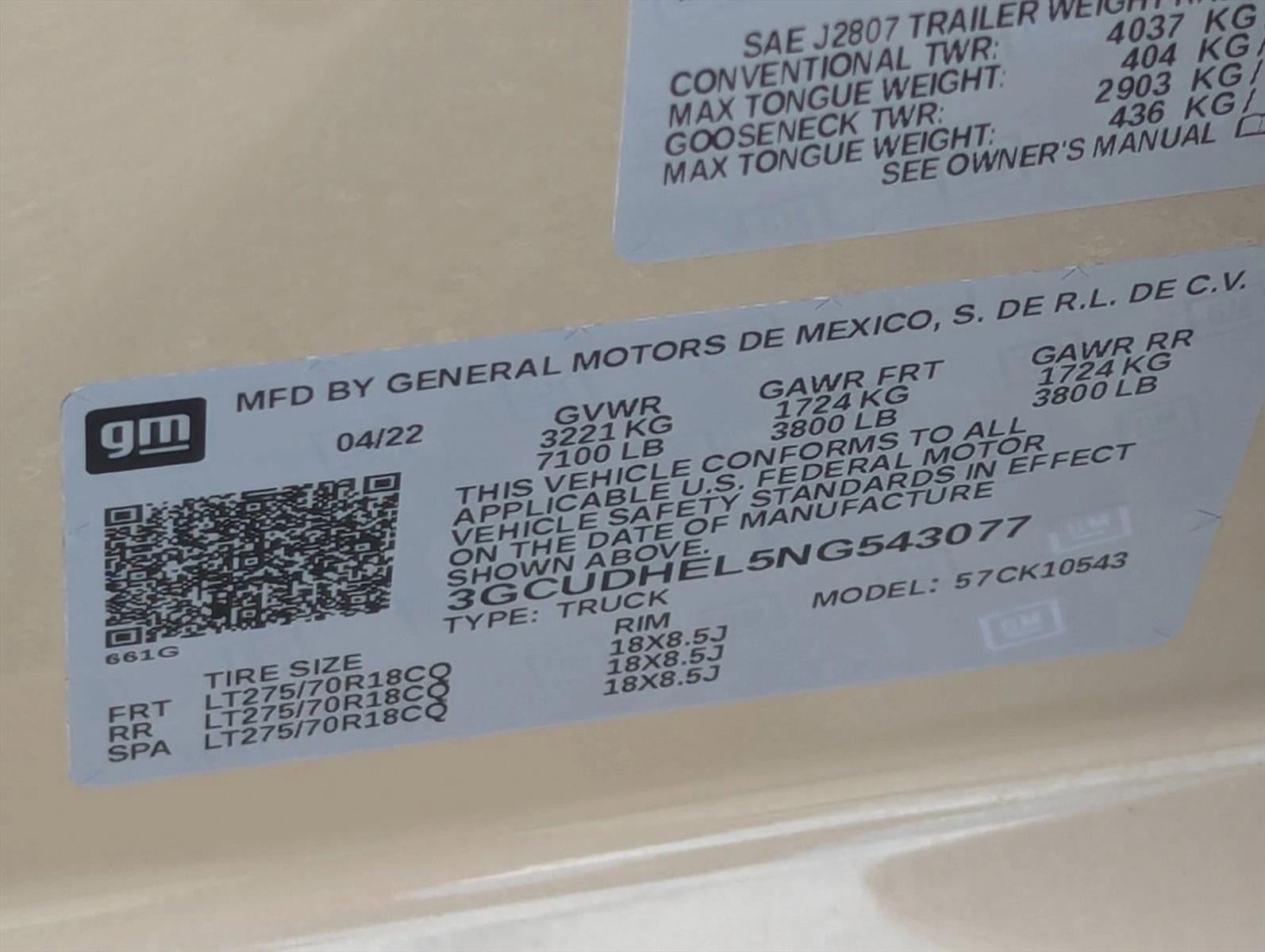 2022 Chevrolet Silverado 1500 Crew Cab Short Box 4-Wheel Drive ZR2