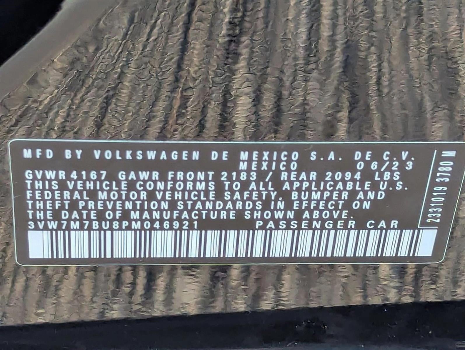 2023 Volkswagen Jetta SE Auto