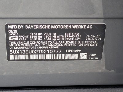 2026 BMW X5 sDrive40i Sports Activity Vehicle