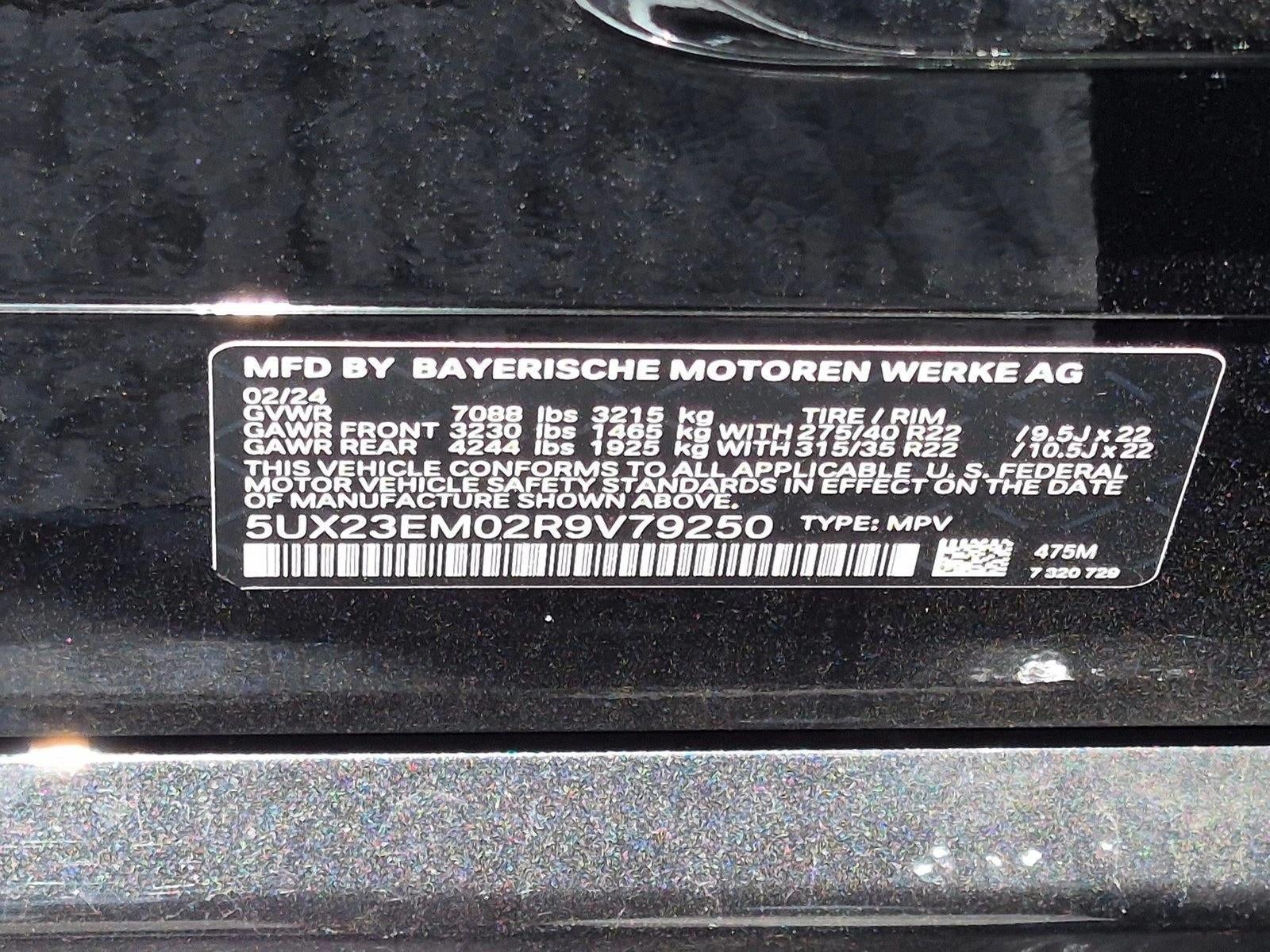 2024 BMW X7 xDrive40i Sports Activity Vehicle