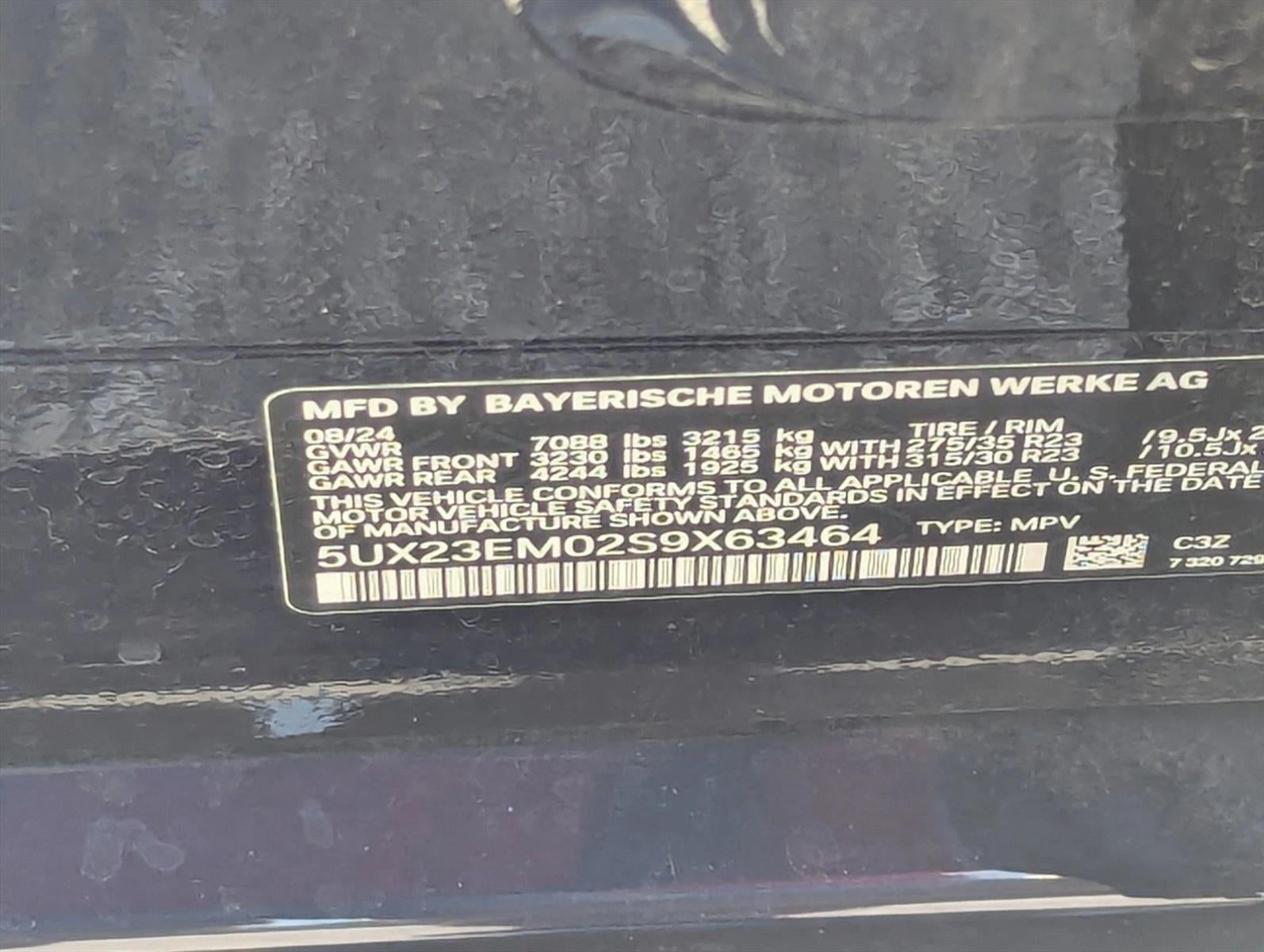 2025 BMW X7 xDrive40i Sports Activity Vehicle
