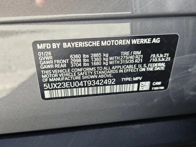 2026 BMW X5 xDrive40i Sports Activity Vehicle