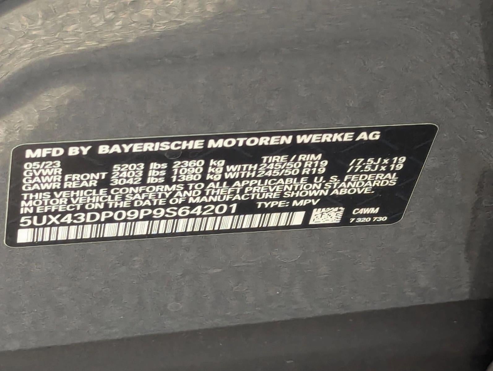 2023 BMW X3 sDrive30i Sports Activity Vehicle