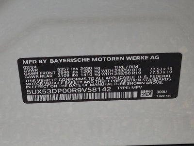 2024 BMW X3 xDrive30i Sports Activity Vehicle
