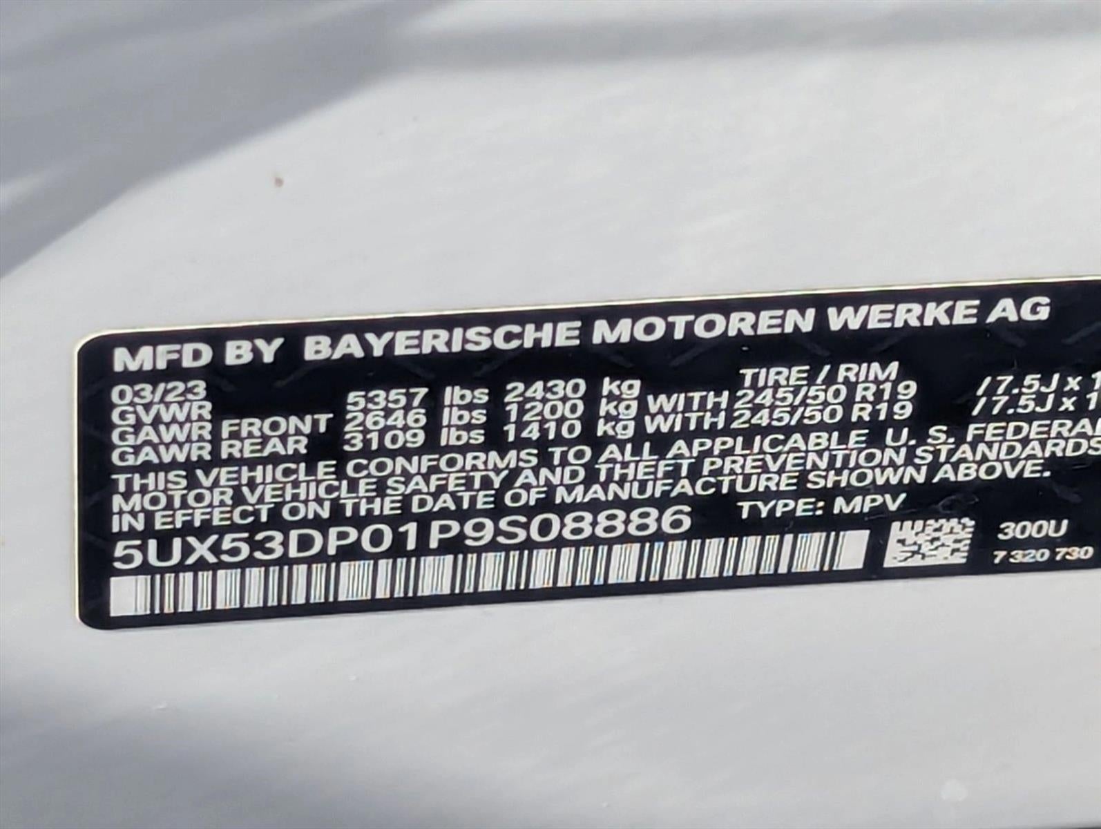 2023 BMW X3 xDrive30i Sports Activity Vehicle