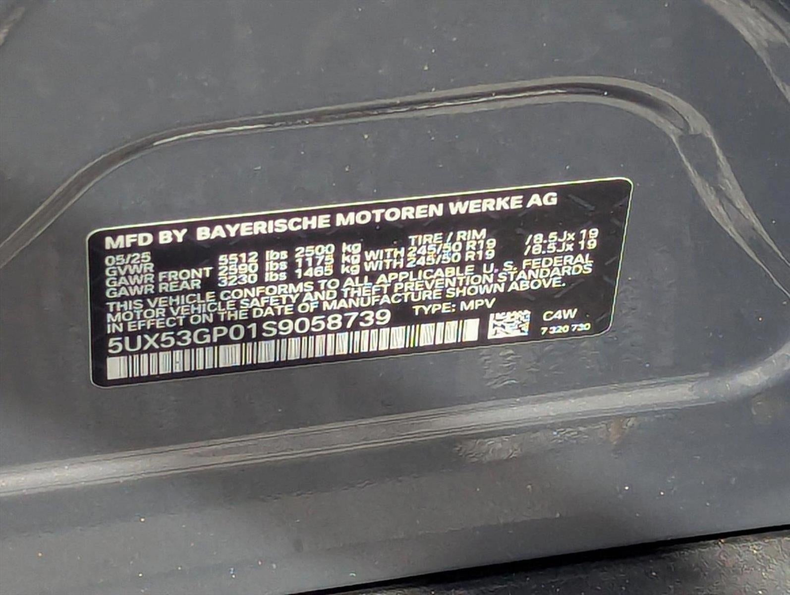 2025 BMW X3 30 xDrive Sports Activity Vehicle