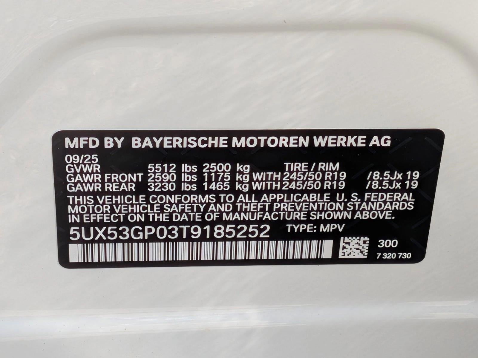 2026 BMW X3 30 xDrive Sports Activity Vehicle