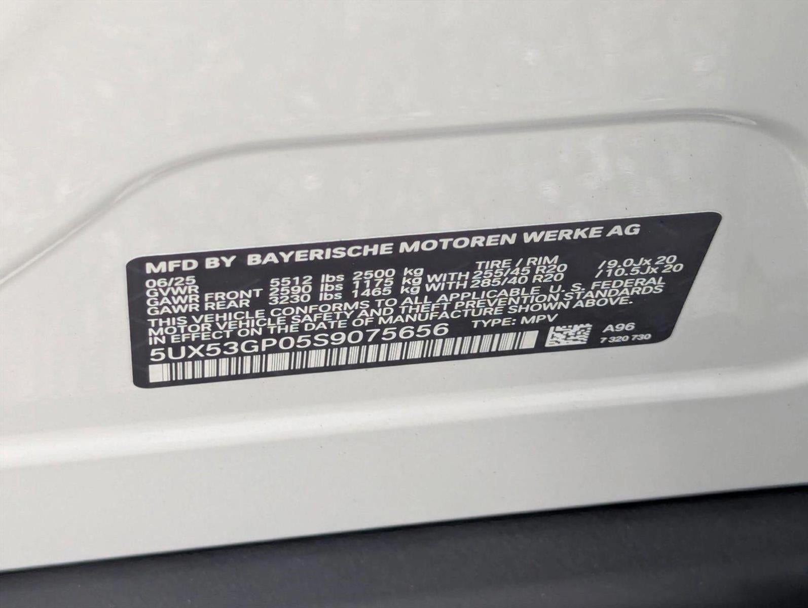 2025 BMW X3 30 xDrive Sports Activity Vehicle