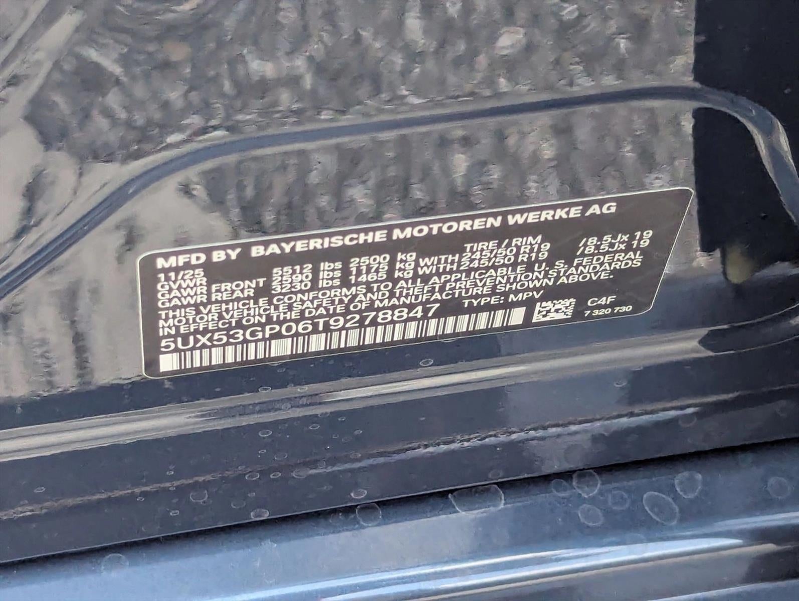 2026 BMW X3 30 xDrive Sports Activity Vehicle