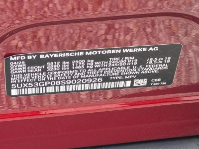 2025 BMW X3 30 xDrive Sports Activity Vehicle