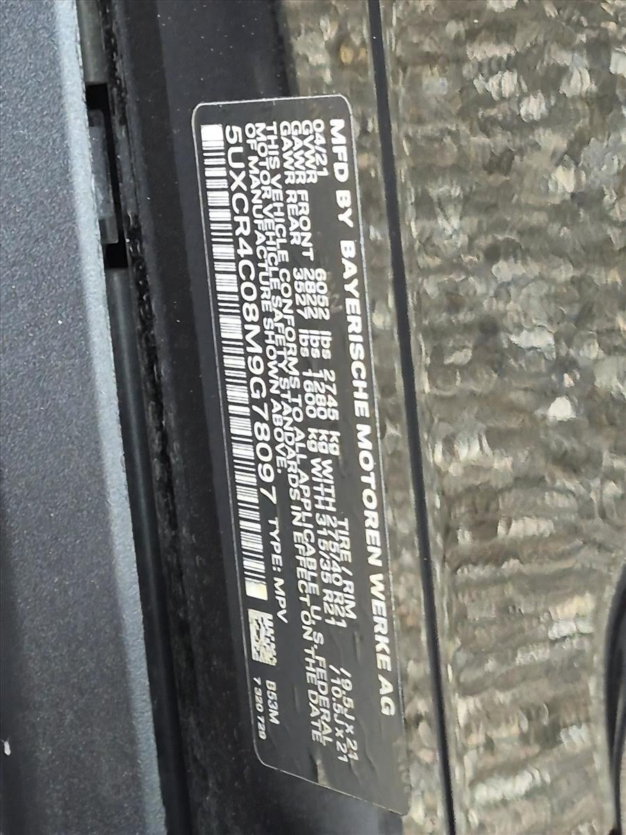 2021 BMW X5 sDrive40i Sports Activity Vehicle