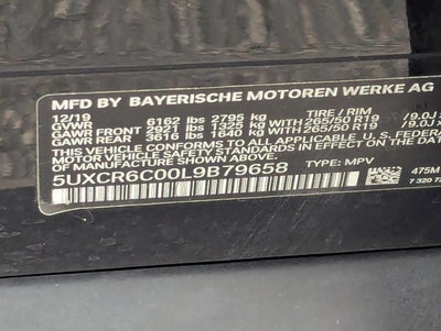 2020 BMW X5 xDrive40i Sports Activity Vehicle