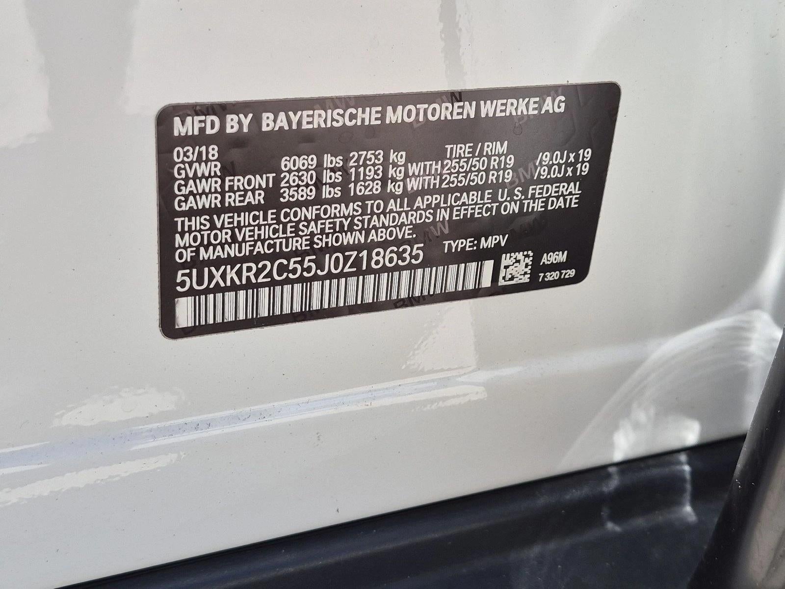 2018 BMW X5 sDrive35i Sports Activity Vehicle