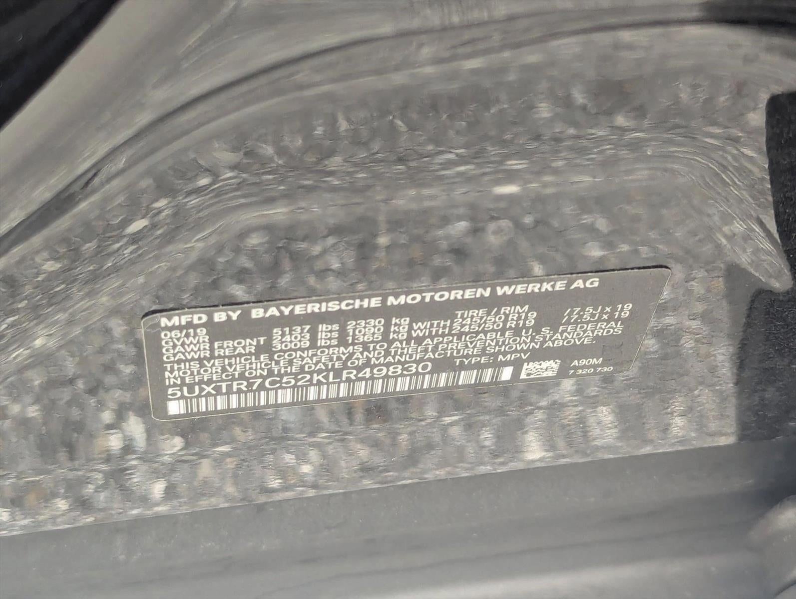 2019 BMW X3 sDrive30i Sports Activity Vehicle