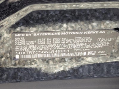 2019 BMW X3 sDrive30i Sports Activity Vehicle