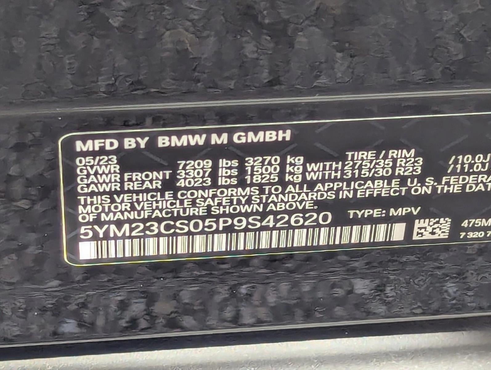 2023 BMW XM XM Sports Activity Vehicle