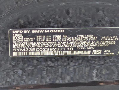 2025 BMW X4 M X4 M Sports Activity Coupe