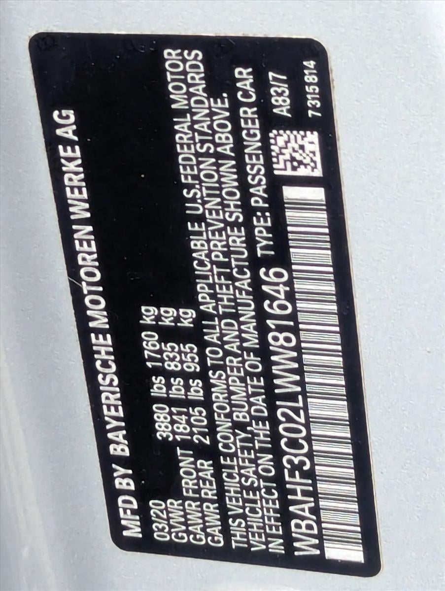 2020 BMW Z4 sDrive30i Roadster