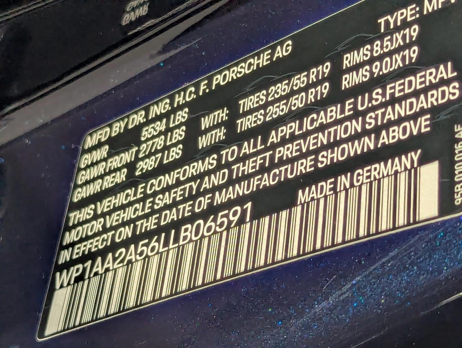 2020 Porsche Macan AWD