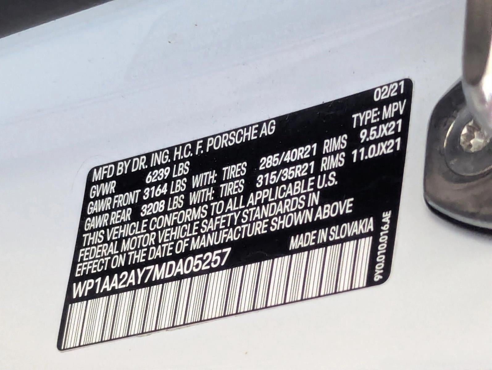 2021 Porsche Cayenne AWD