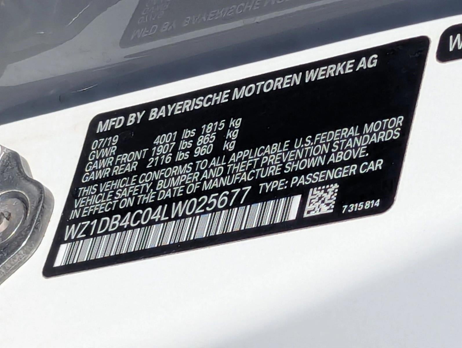 2020 Toyota GR Supra 3.0 Auto (Natl)