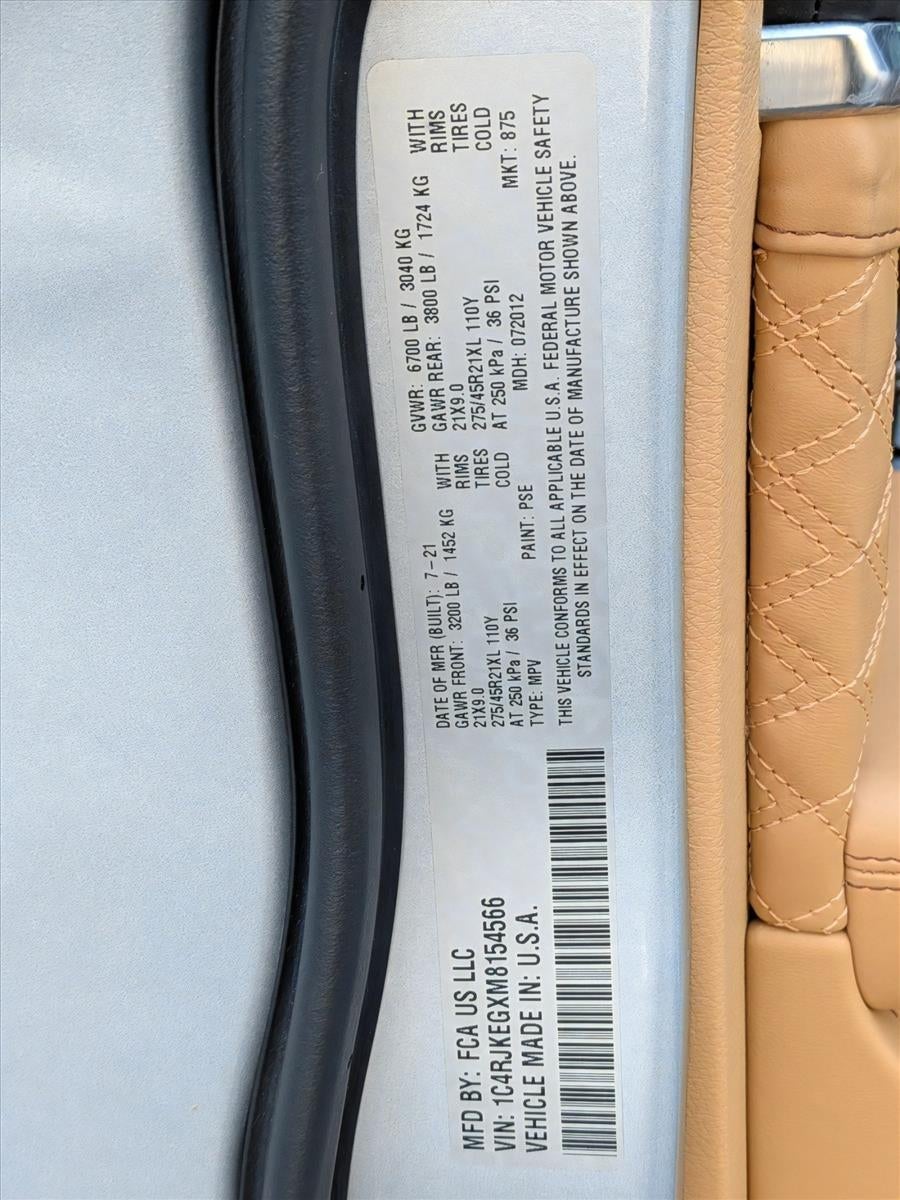 2021 Jeep Grand Cherokee L Summit Reserve 4x4