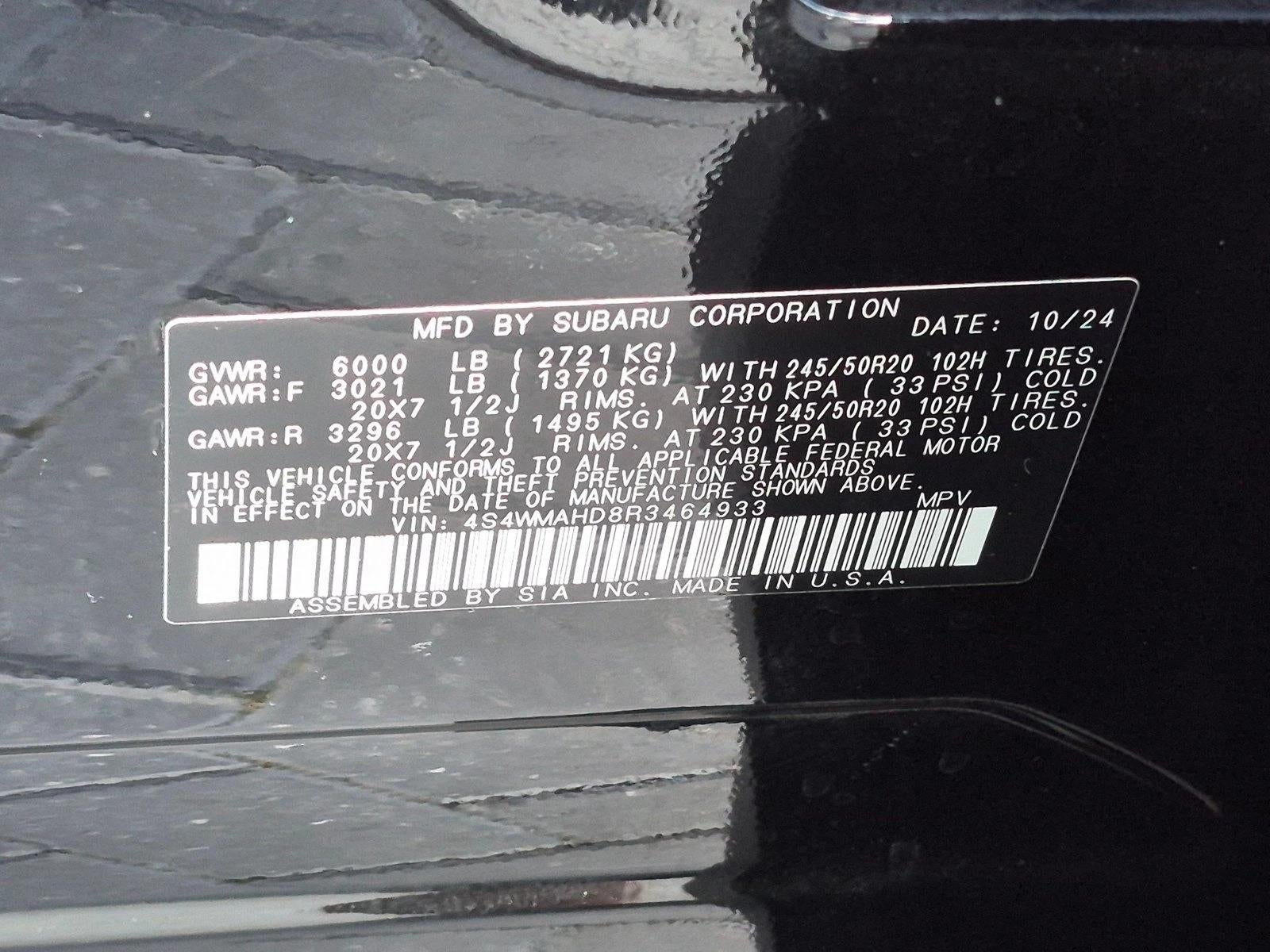 2024 Subaru Ascent Onyx Edition 7-Passenger