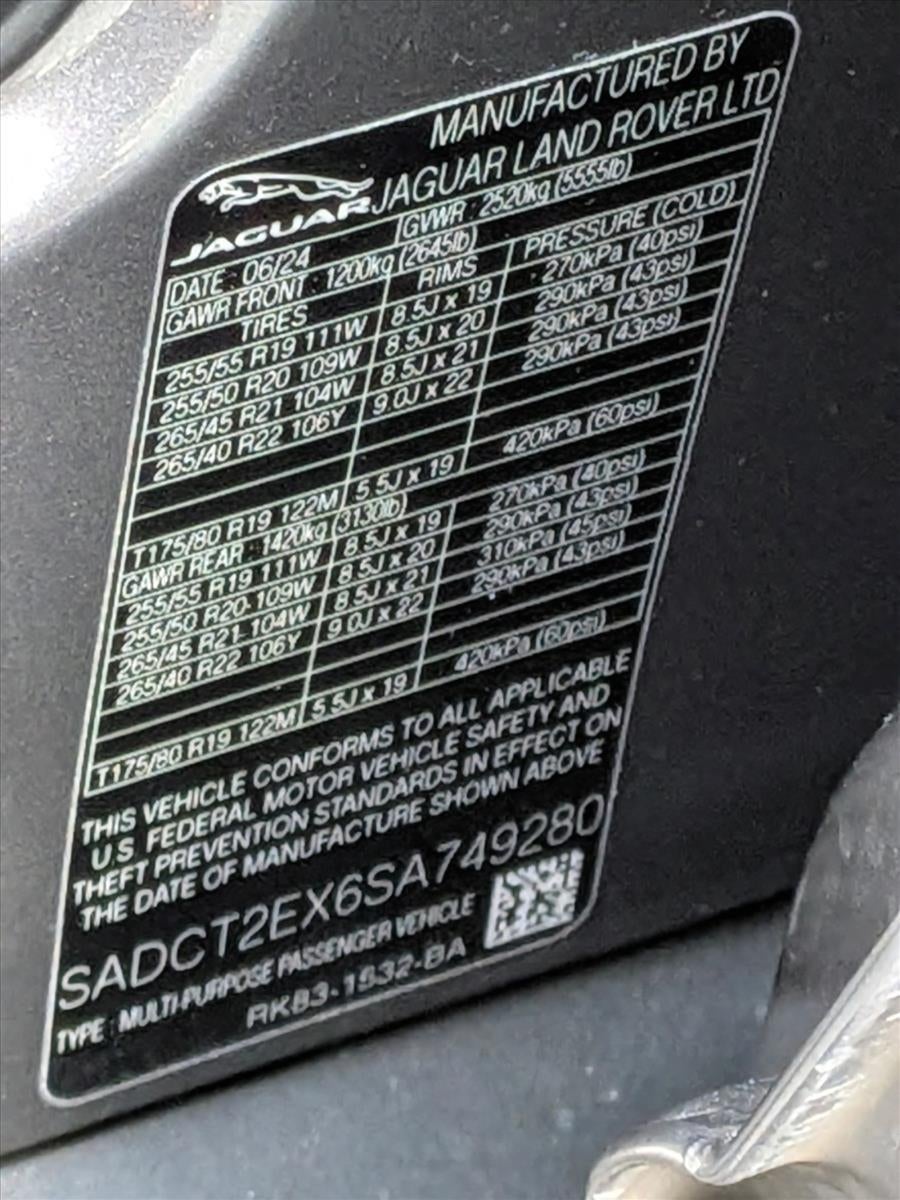 2025 Jaguar F-PACE R-Dynamic S P250 AWD