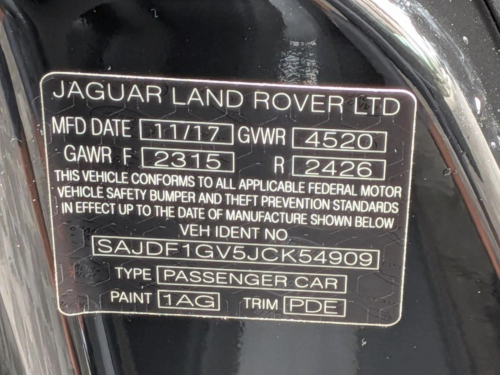 2018 Jaguar F-TYPE Coupe Auto 400 Sport