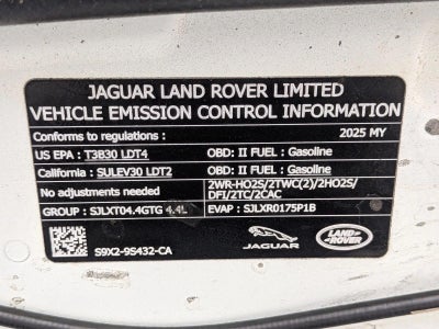 2025 Land Rover Range Rover Sport P530 Autobiography