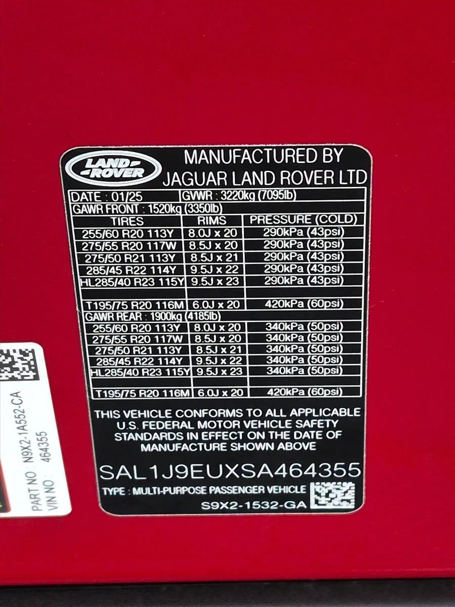 2025 Land Rover Range Rover Sport P360 S
