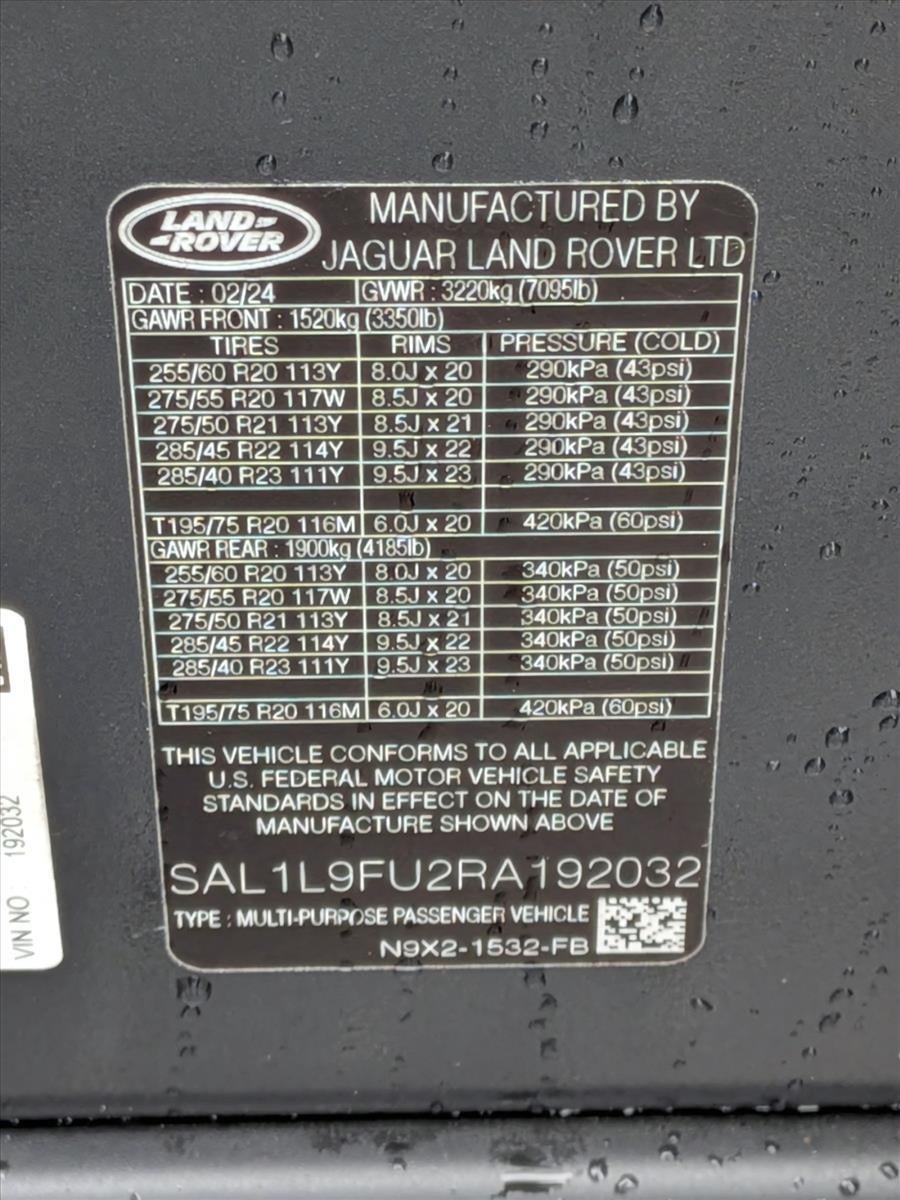 2024 Land Rover Range Rover Sport P400 Dynamic SE