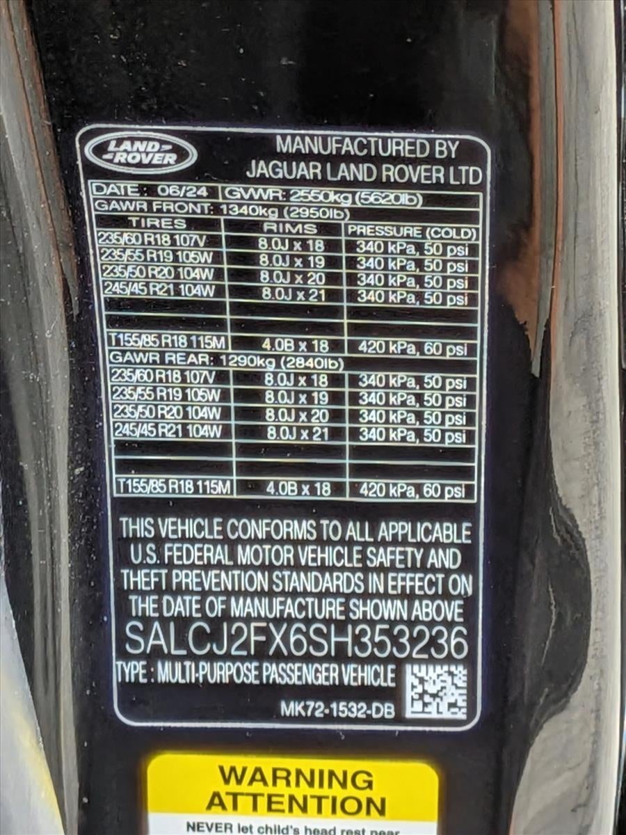 2025 Land Rover Discovery Sport S 4WD