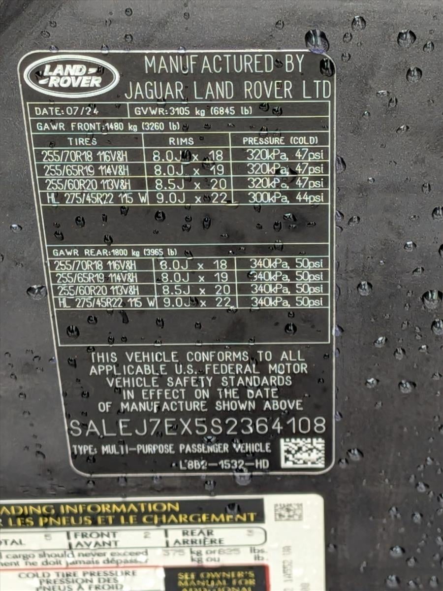 2025 Land Rover Defender 110 P300 S