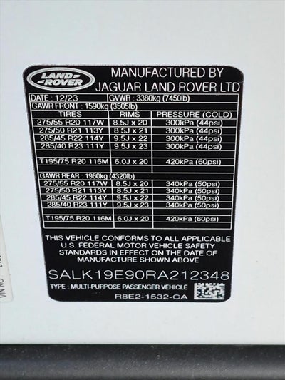 2024 Land Rover Range Rover P530 Autobiography SWB