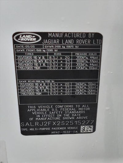 2025 Land Rover Discovery P300 S