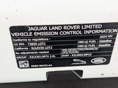 2024 Land Rover Range Rover Velar P250 Dynamic SE