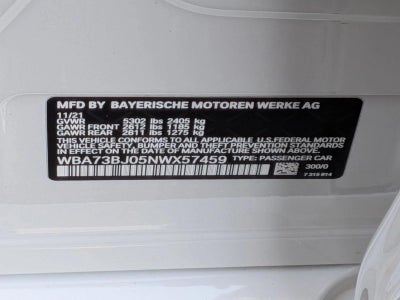 2022 BMW 540i xDrive Sedan