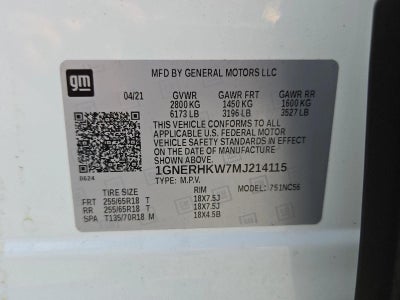 2021 Chevrolet Traverse FWD 3LT
