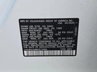 2024 Volkswagen Atlas 2.0T SE w/Technology FWD