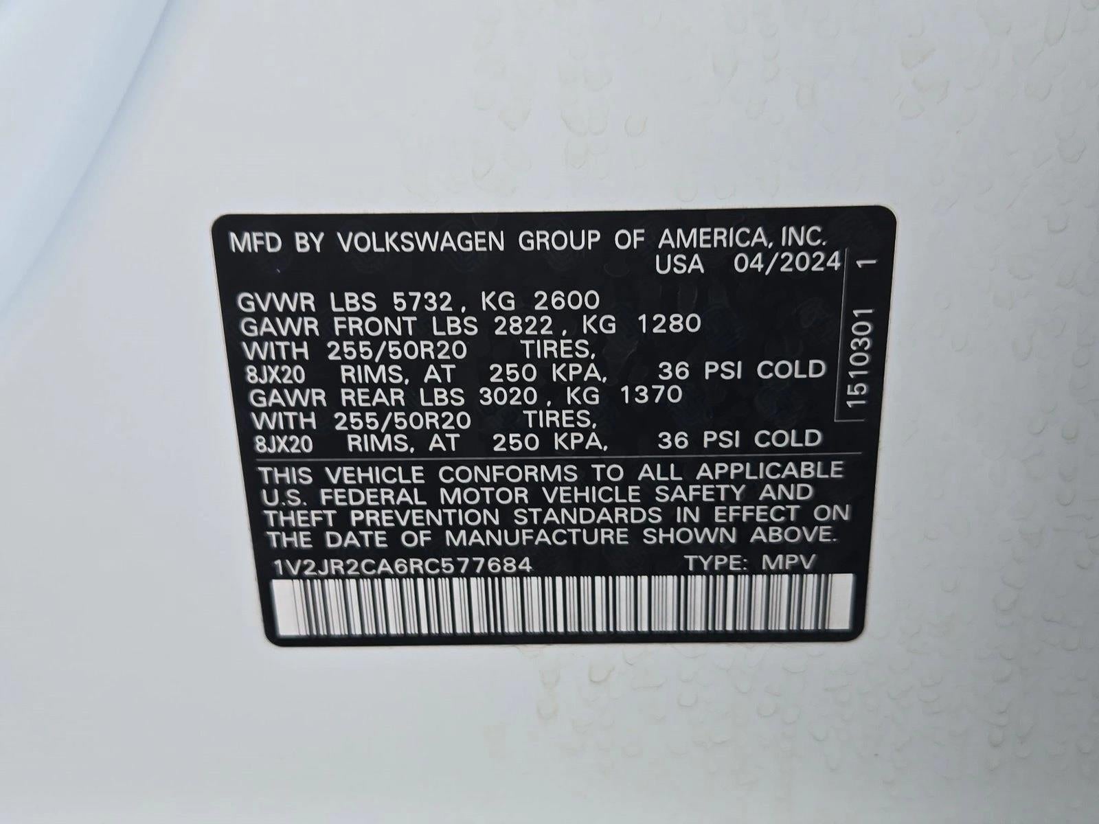 2024 Volkswagen Atlas 2.0T SE w/Technology FWD